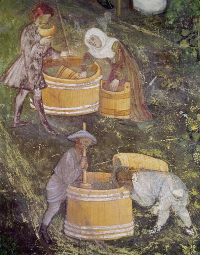 The Month of October (detail) by Bohemian School